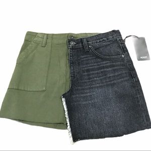 Hudson skirt split denim size 26 ( 4 ) NWT